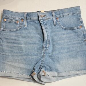 Madewell Light Wash Denim Shorts